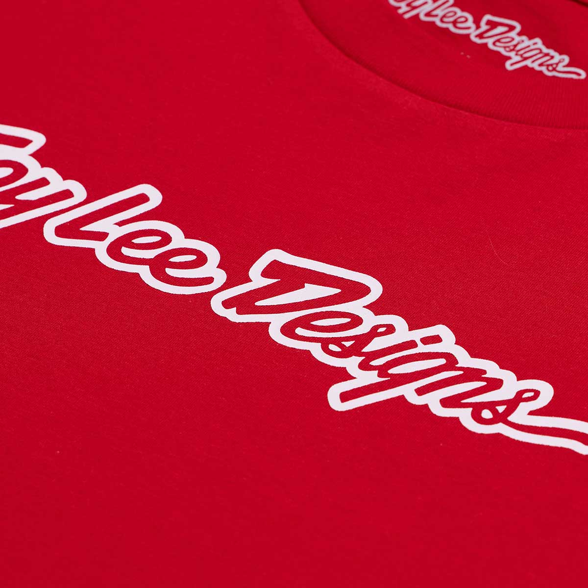 Troy Lee Designs Short Sleeve Tee Men's in Signature Team Red